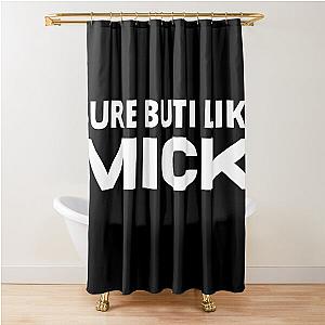 Mick Schumacher dark Shower Curtain