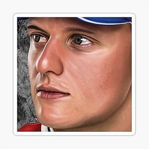 Drawing of Mick Schumacher Sticker