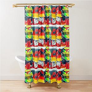 Mick Schumacher 2020 F2 Champion Graffiti Art by DRAutoArt Shower Curtain