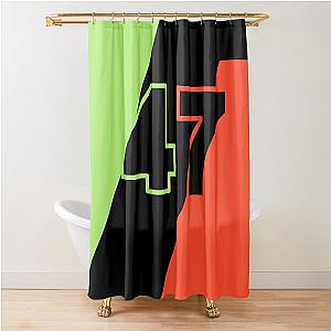 2021 Mick Schumacher F1 Inspired Design Shower Curtain