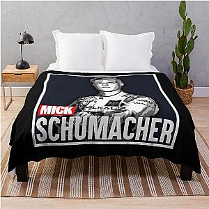 Mick Schumacher Throw Blanket