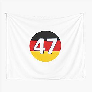 Mick Schumacher German Flag Formula 1 Tapestry