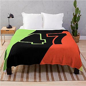 2021 Mick Schumacher F1 Helmet Design Throw Blanket