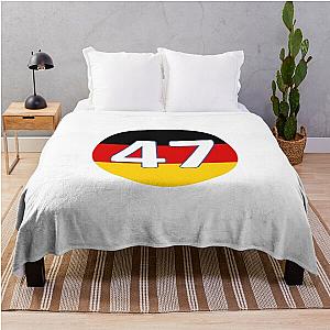 Mick Schumacher - German Flag - Formula One Throw Blanket