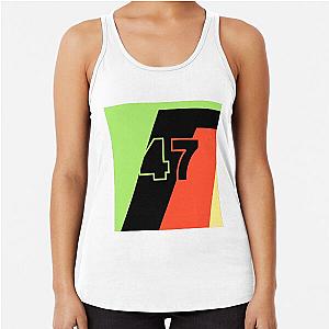 2021 Mick Schumacher F1 Helmet Inspired Racerback Tank Top