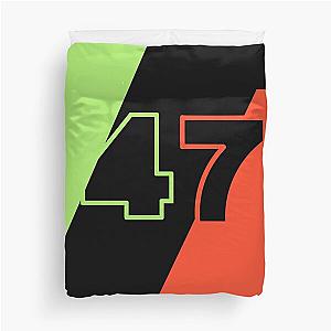 2021 Mick Schumacher F1 Helmet Duvet Cover