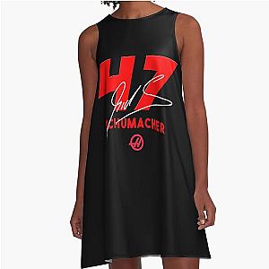 Mick Schumacher 2022 Red A-Line Dress