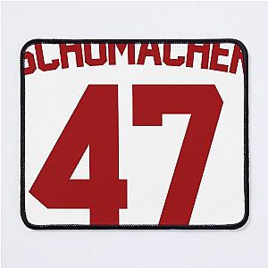 Mick Schumacher Jersey Style Mouse Pad