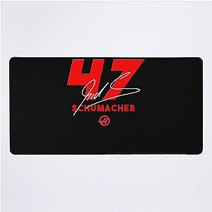 47 Mick Schumacher 2022 red white Desk Mat