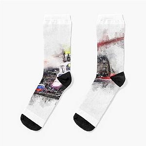 Mick Schumacher Haas 2021 Sock