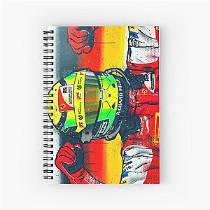 Mick Schumacher 2020 F2 Champion by DRAutoArt Spiral Notebook