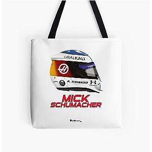 Mick Schumacher Spa 2021 Tribute helmet Tote Bag