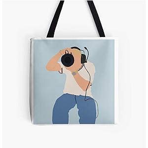 Mick Schumacher with Over Print Tote Bag