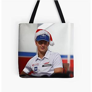 Mick Schumacher Christmas Tote Bag