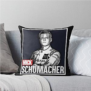 Mick Schumacher Throw Pillow