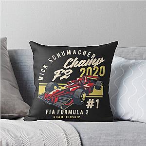 Mick Schumacher F2 Champion Throw Pillow