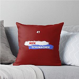 Mick Schumacher Throw Pillow