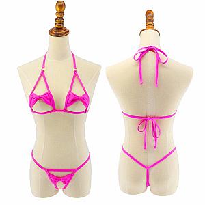 Emma Crotchless Bowknot Super Extreme Bikini Micro Bikini MB1801