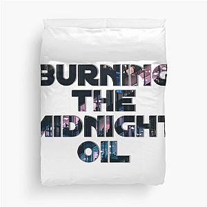 Burning the Midnight Oil  Duvet Cover