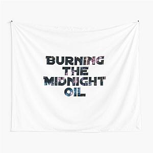 Burning the Midnight Oil Tapestry