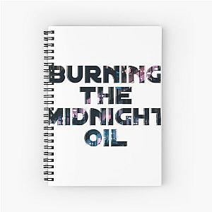 Burning the Midnight Oil Spiral Notebook