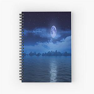 Burning The Midnight Oil Spiral Notebook