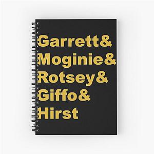 Midnight Oil -Giffo lineup     Spiral Notebook