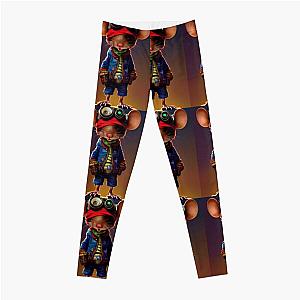 Mighty Mouse AI Art Design Leggings