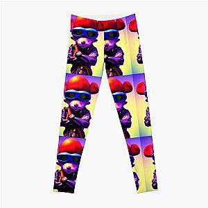 Mighty Mouse AI Art Design Leggings