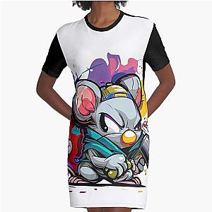 Mighty Mouse Graphic T-Shirt Dress