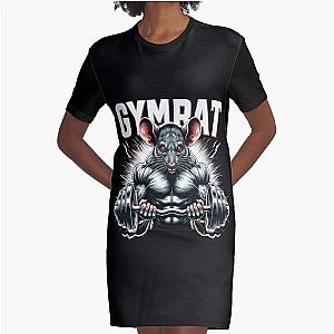 Mighty Mouse Gym: Pump Up Your Power! Graphic T-Shirt Dress