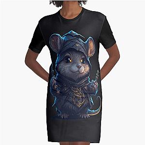 Mighty Mouse Mage Graphic T-Shirt Dress