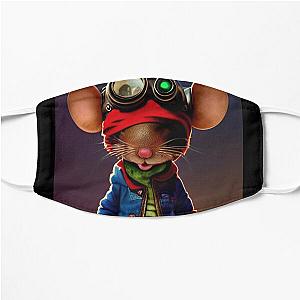 Mighty Mouse AI Art Design Flat Mask