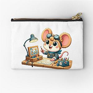 Mighty Mouse the Inventor Zipper Pouch