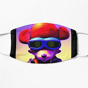 Mighty Mouse AI Art Design Flat Mask