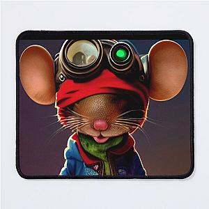 Mighty Mouse AI Art Design Mouse Pad