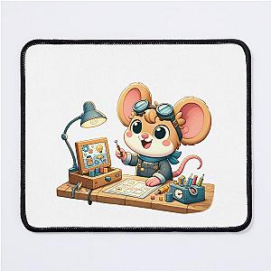 Mighty Mouse the Inventor Mouse Pad