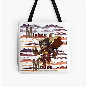 Mighty Mouse, Mighty Mouse All Over Print Tote Bag