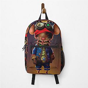 Mighty Mouse AI Art Design Backpack