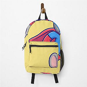 "Mighty Mouse Superhero: Cartoon Vector Illustration" Backpack