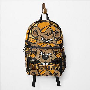 Hit Hard Run Fast mighty mouse Backpack