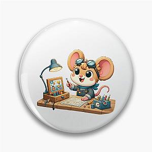 Mighty Mouse the Inventor Pin