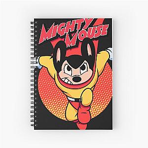 Mighty Mouse Mighty mouse hero Spiral Notebook