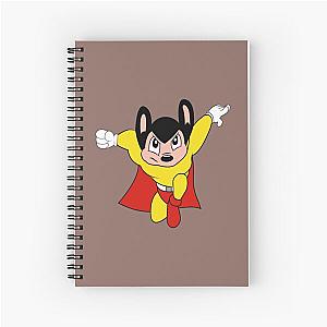 Mega Retro Mighty Mouse Spiral Notebook