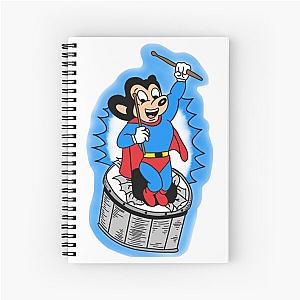 Mighty Mouse Drummer  Spiral Notebook