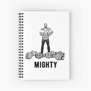 Demetrious Johnson Mighty Mouse Belts Spiral Notebook