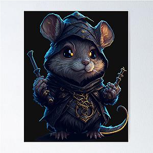 Mighty Mouse Mage Poster