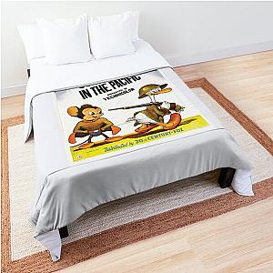 1940's Vintage Retro Poster Mighty Mouse Cartoon Comforter