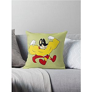 Retro Mighty Mouse 2 Throw Pillow