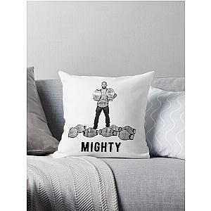 Demetrious Johnson Mighty Mouse Belts Throw Pillow